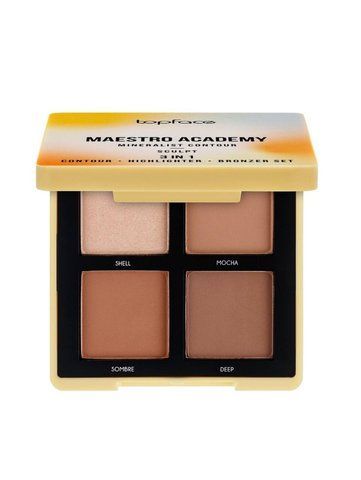 Палітра для контурингу 3 в 1 Topface Maestro Academy 001 Aesthetica 2357 фото