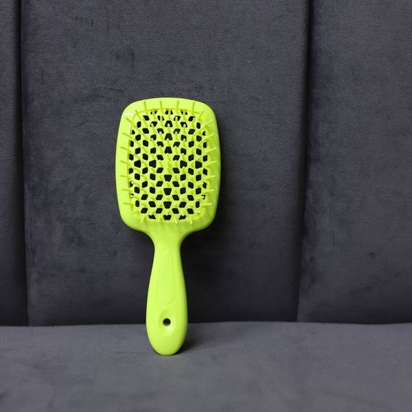 Гребінець для волосся JANEKE Superbrush Small жовтий 970 фото