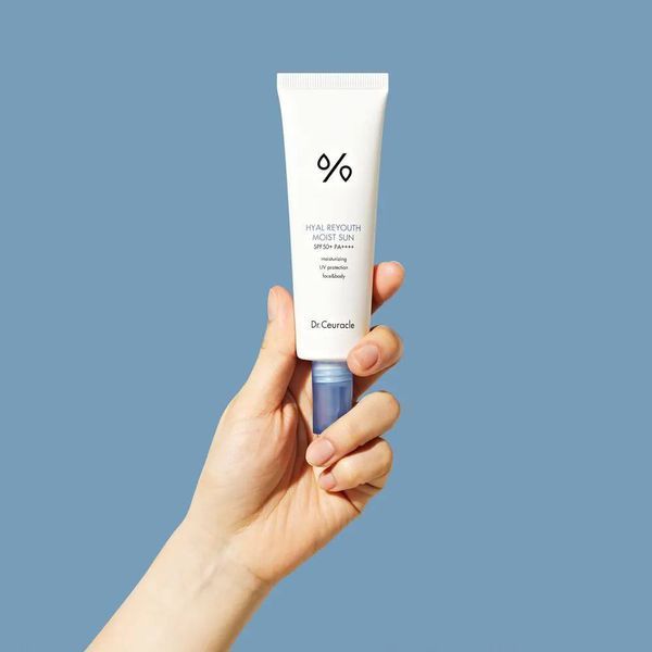 Зволожувальний сонцезахисний крем для обличчя Dr.Ceuracle Hyal Reyouth Moist Sun, SPF 50+ PA++++, 50 мл 2269 фото