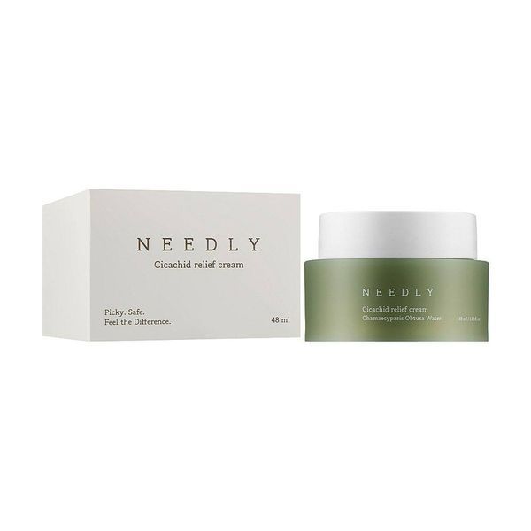 Заспокійливий крем для обличчя Needly Cicachid Relief Cream із центелою, 48 мл 2365 фото