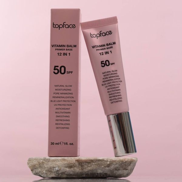 Праймер-основа для обличчя Topface Vitamin Balm Primer Base 12 в 1 SPF50 PT473, 30 мл 2125 фото
