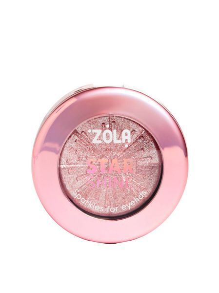 ZOLA Блискітки для повік STAR SHINE SPARKLE Silver Pink 2280 фото