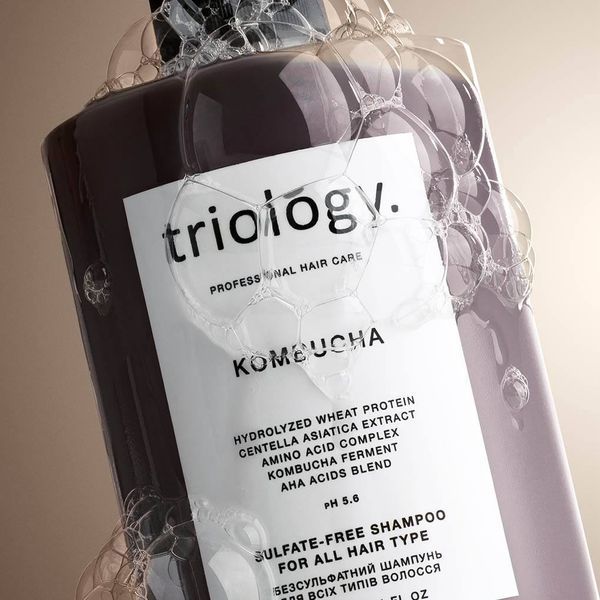 Безсульфатний шампунь для всіх типів волосся з комбучею Kombucha Triology. 2232 фото
