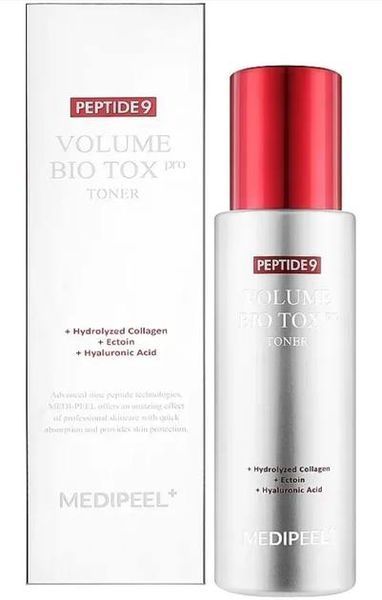 Тонер для обличчя зволожувальний з пептидами і колагеном Medi-Peel Peptide 9 Volume Bio Tox Toner Pro 250ml 2186 фото