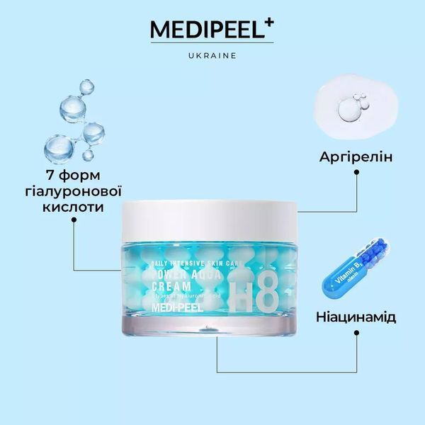 MEDIPEEL Power Aqua Cream інтенсивно зволожувальний капсульний крем для обличчя , 50 мл 2094 фото
