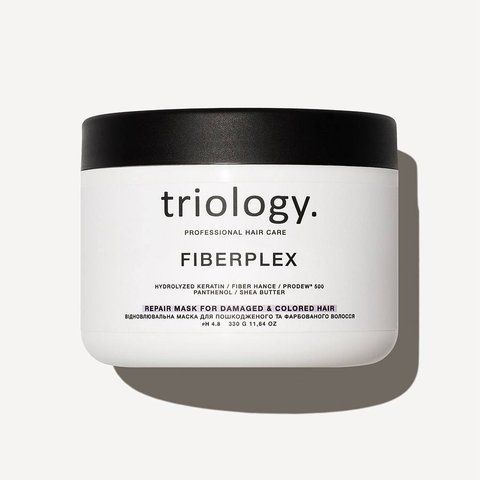 Відновлювальна маска для пошкодженого та фарбованого волосся Fiberplex triology. 2243 фото