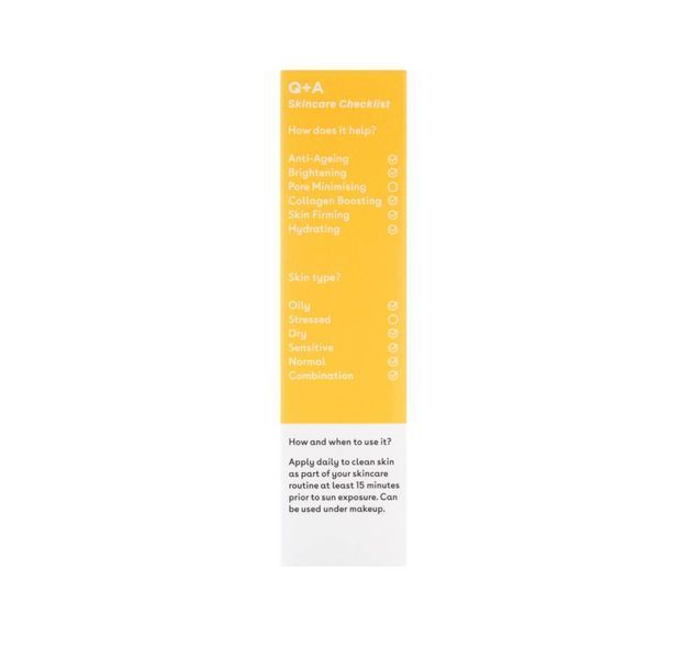Антивіковий сонцезахисний крем для обличчя Q+A Peptide Anti-Ageing Daily Sunscreen 50 ml 756 фото