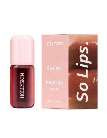 Зволожувальна олія для губ HOLLYSKIN So Lips. Peptide Lip Oil 009. Berry Sorbet 1695 фото