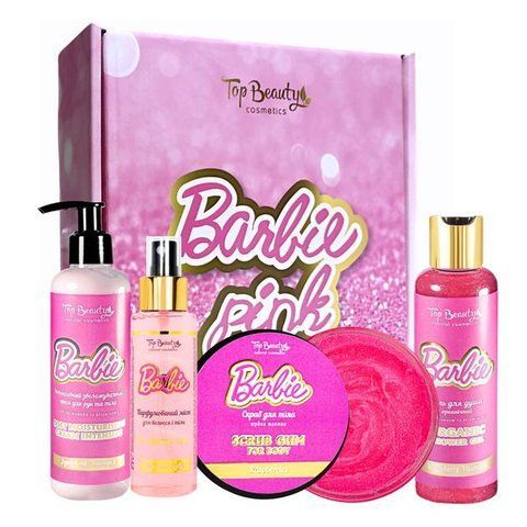 Подарунковий набір косметики для жінок Top Beauty "Barbie pink", 4 шт. 2200 фото