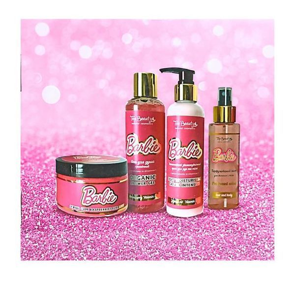 Подарунковий набір косметики для жінок Top Beauty "Barbie pink", 4 шт. 2200 фото