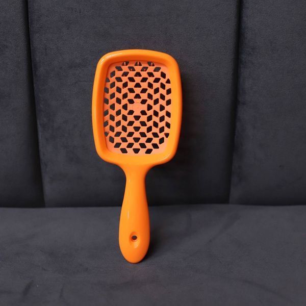 Гребінець для волосся JANEKE Superbrush Standart оранжевий 965 фото